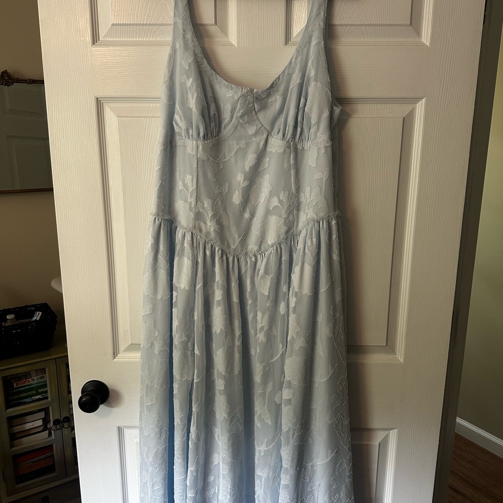 Wild Fable Sky Blue Lace Dress